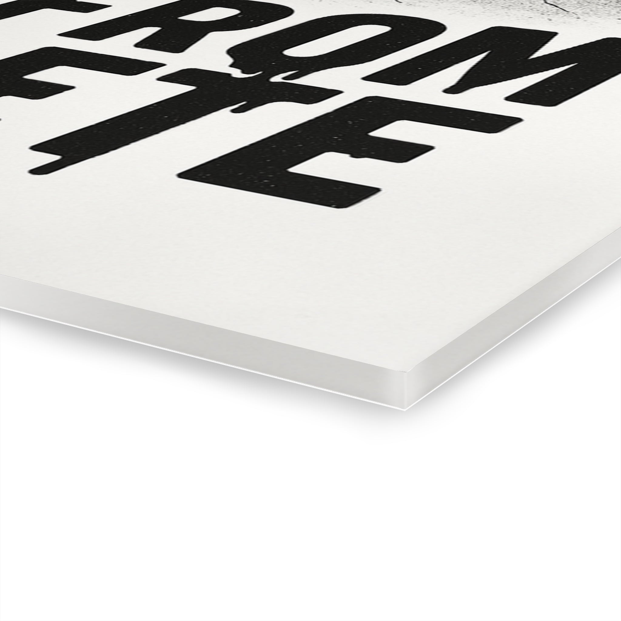 Acrylic Print — “A Rose That Grew From Concrete” Inspirational Wall Art